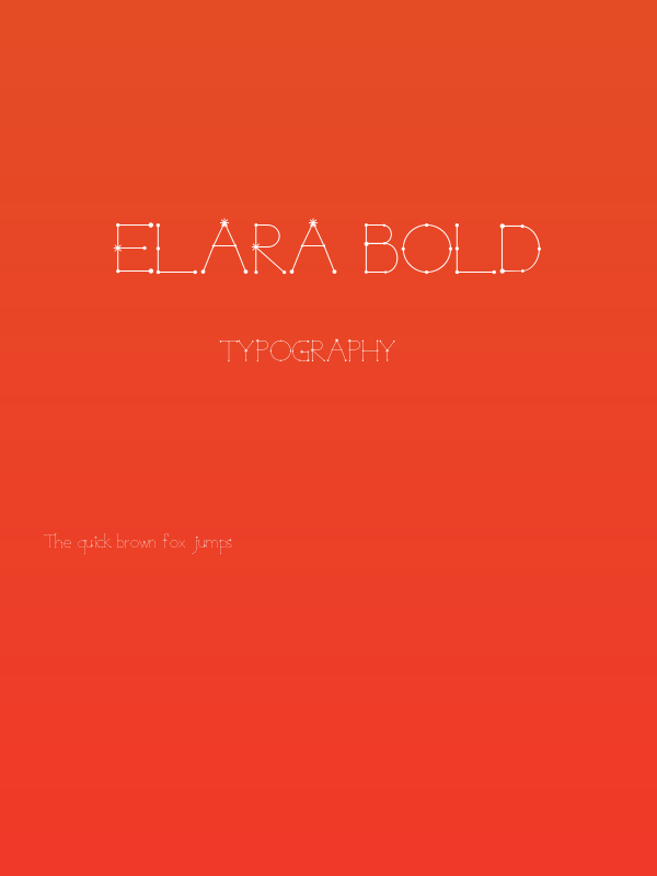 Elara Bold Poster