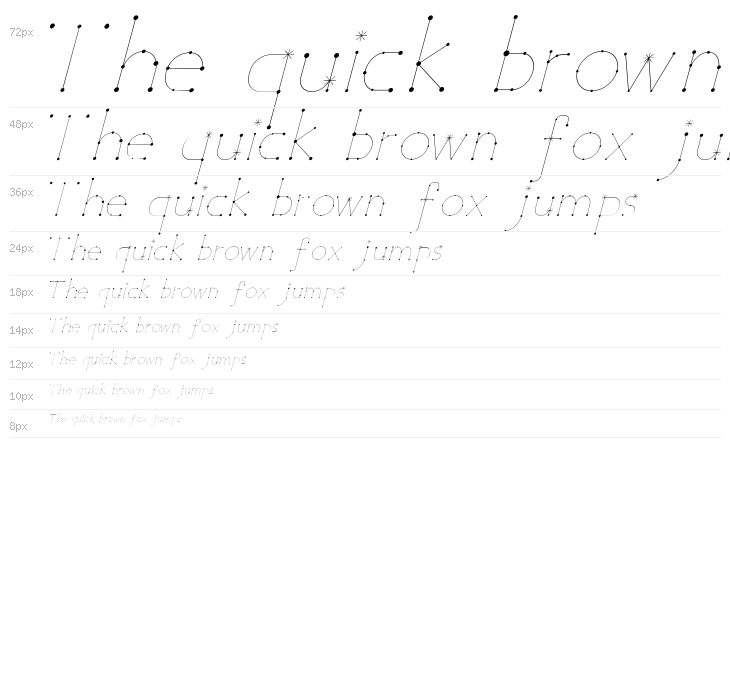 Elara Italic Waterfall
