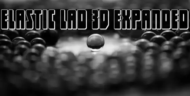 Elastic Lad 3D Expanded Font examples