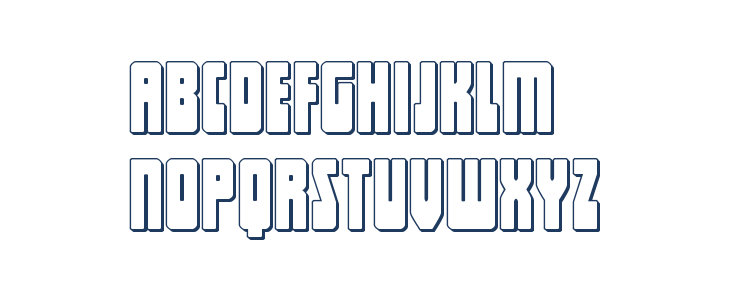 Elastic Lad 3D Expanded Lowercase