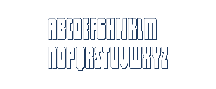 Elastic Lad 3D Lowercase