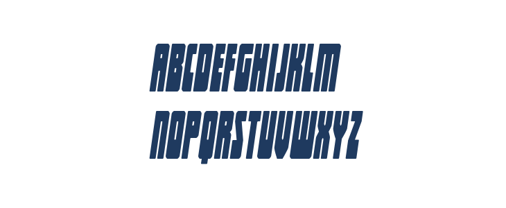 Elastic Lad Condensed Italic Lowercase