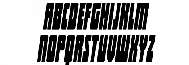 Elastic Lad Condensed Italic خط أحرف صغيرة