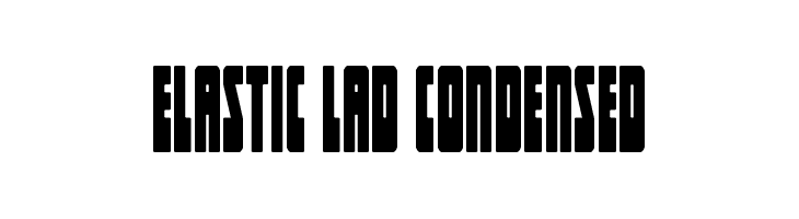Elastic Lad Condensed  Fuentes Gratis Descargar