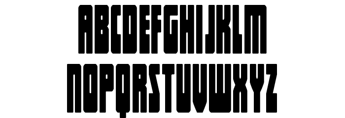 Elastic Lad Condensed Font LOWERCASE