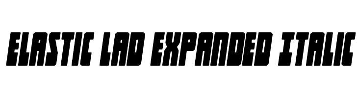 Elastic Lad Expanded Italic  Descarca Fonturi Gratis