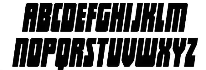 Elastic Lad Expanded Italic Fonte MINÚSCULAS