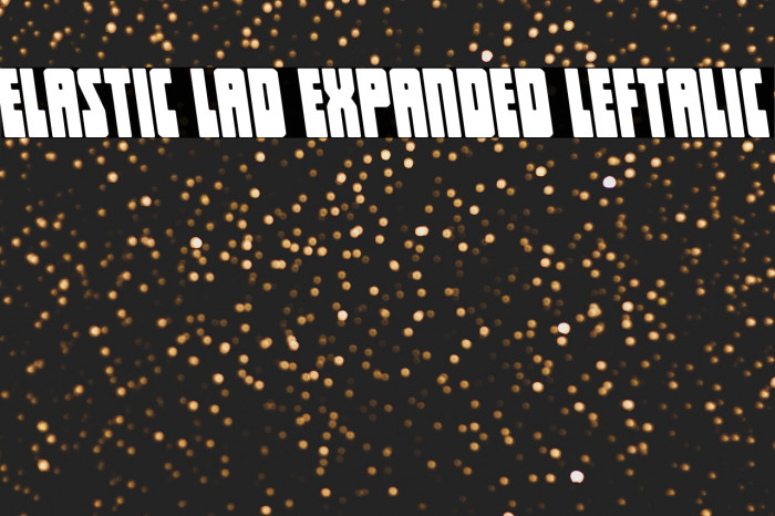 Elastic Lad Expanded Leftalic Example 2