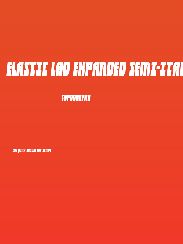 Elastic Lad Expanded Semi-Ital Poster