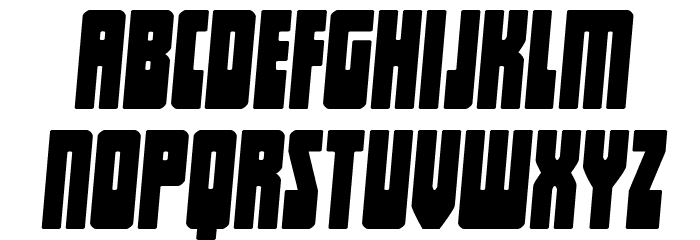 Elastic Lad Expanded Semi-Ital Font LOWERCASE