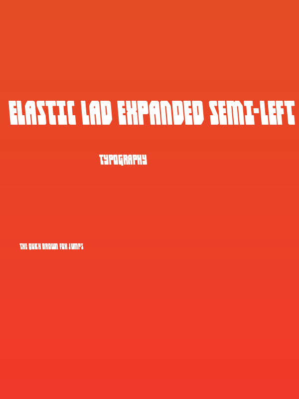 Elastic Lad Expanded Semi-Left Poster