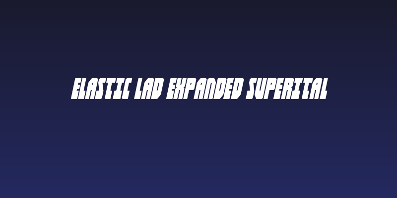 Elastic Lad Expanded SuperItal Social Header