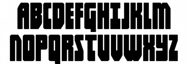 Elastic Lad Expanded Schriftart Groß