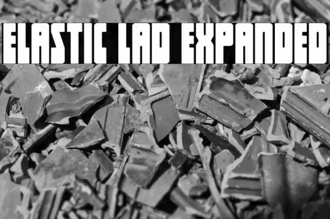 Elastic Lad Expanded Font examples