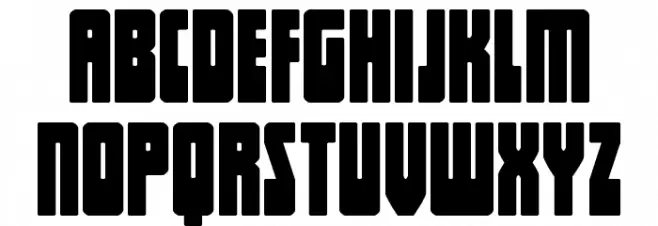 Elastic Lad Expanded Schriftart Kleinbuchstaben