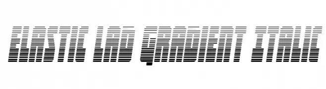Elastic Lad Gradient Italic  Descarca Fonturi Gratis