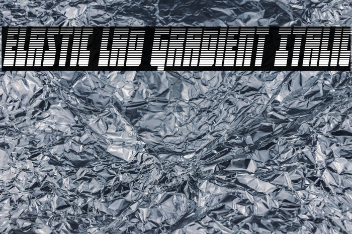 Elastic Lad Gradient Italic Example 3