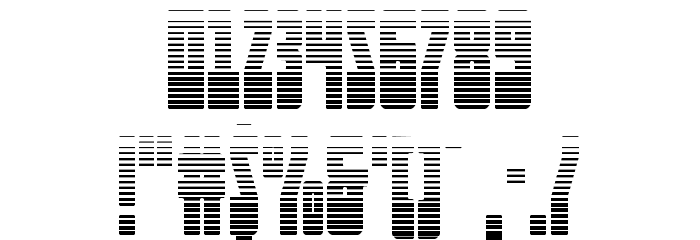 Elastic Lad Gradient Font OTHER CHARS