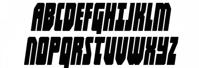 Elastic Lad Italic 字体 大写
