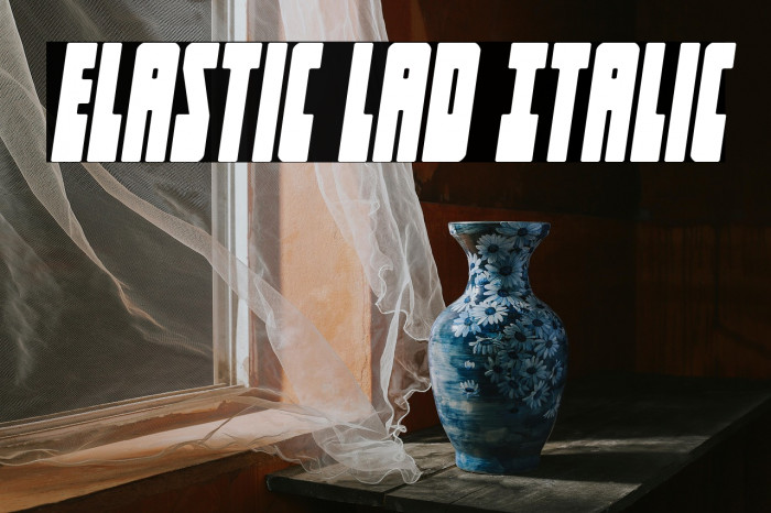 Elastic Lad Italic Example 3