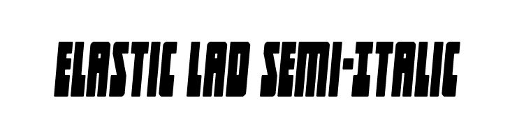 Elastic Lad Semi-Italic  Frei Schriftart Herunterladen