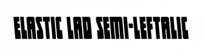 Elastic Lad Semi-Leftalic  Descarca Fonturi Gratis