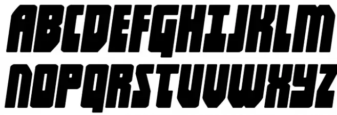 Elastic Lad Wide Italic Schriftart Groß