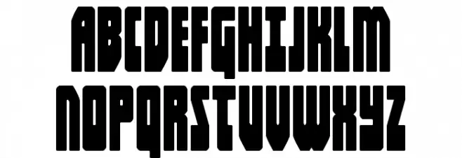 Elastic Lad Schriftart Groß