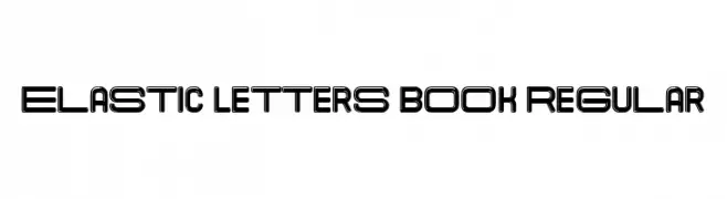 Elastic Letters Book Regular  Fuentes Gratis Descargar