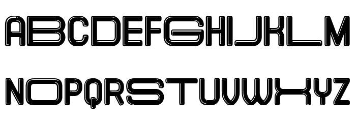 Elastic Letters Book Regular Font LOWERCASE