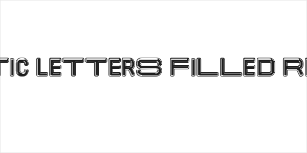 Elastic Letters Filled Regular Logo