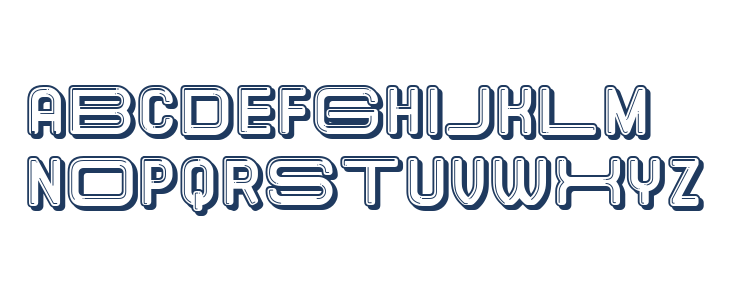 Elastic Letters Regular Lowercase