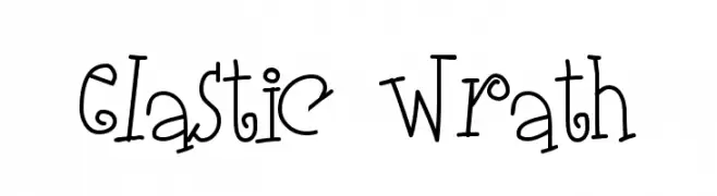 Elastic Wrath  les polices de caractères gratuit tlcharger