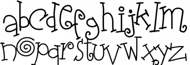 Elastic Wrath Schriftart Kleinbuchstaben