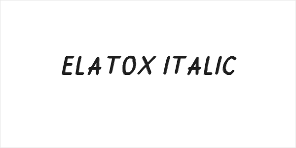 Elatox Italic Logo