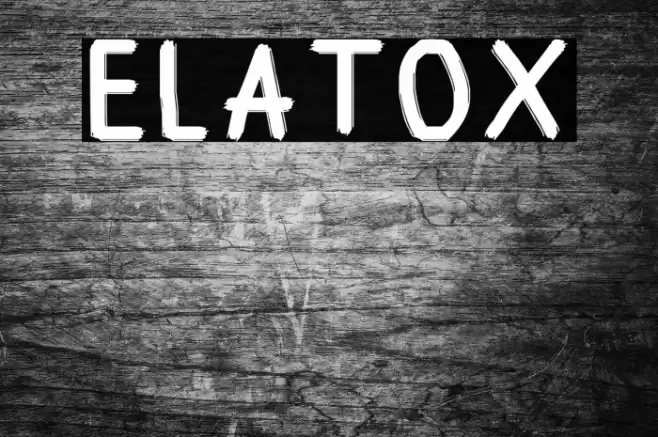 Elatox Font examples