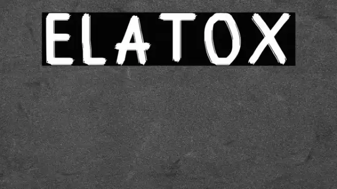 Elatox Font examples
