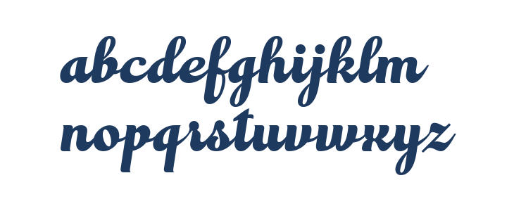 Elaya Script PERSONAL USE ONLY Lowercase