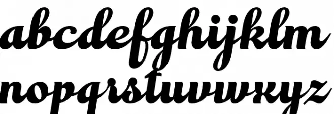 Elaya Script PERSONAL USE ONLY Fonte MINÚSCULAS