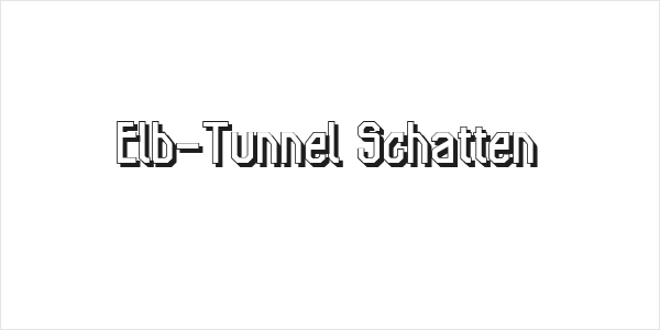 Elb-Tunnel Schatten Logo