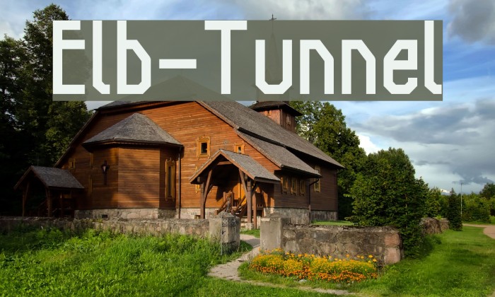 Elb-Tunnel Font examples