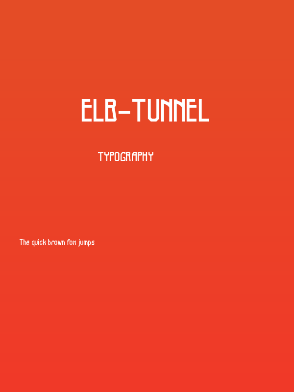 Elb-Tunnel Poster