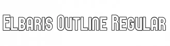 Elbaris Outline Regular  لخطوط تنزيل