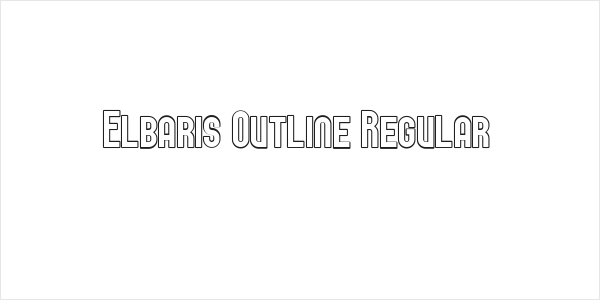 Elbaris Outline Regular Logo