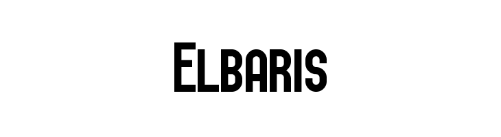 Elbaris  Frei Schriftart Herunterladen