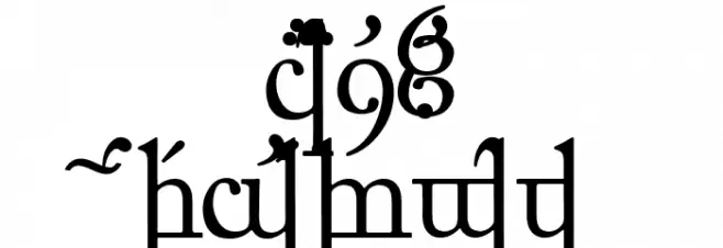 ElbicCaslin Font Litere mari