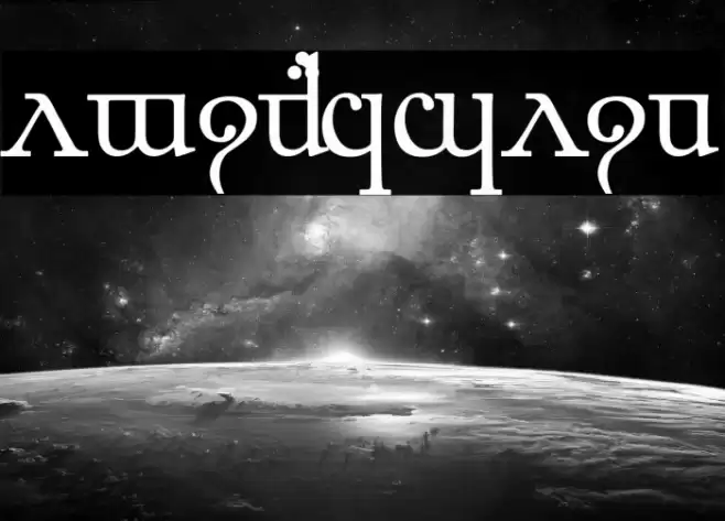 ElbicCaslin Font examples