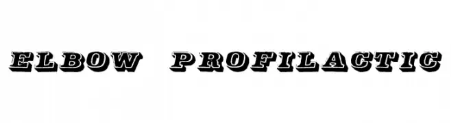 Elbow-Profilactic  font caratteri gratis