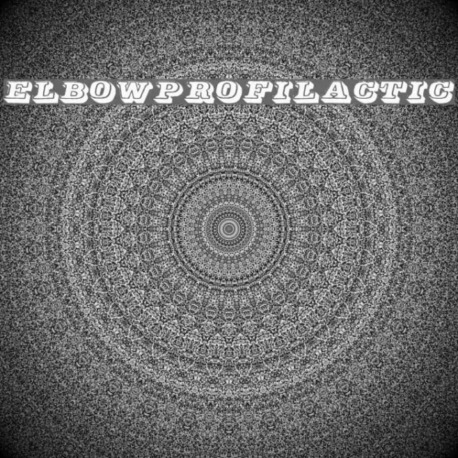 Elbow-Profilactic Font examples