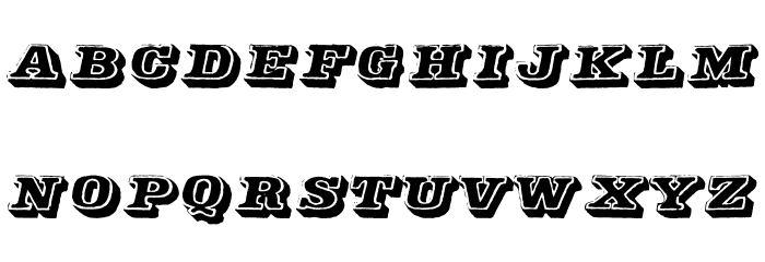 Elbow-Profilactic Font LOWERCASE